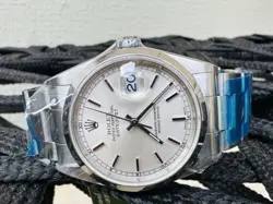 Stunning Rolex Datejust 16200 A Serial 1999 Silver Dial Oyster Bracelet Look!