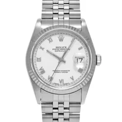 ROLEX DATEJUST 16234 WHITE WATCH 685484