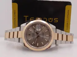 ROLEX DATEJUST 126301 GOLD R. 18KT SUNDUST BOX&PAPERS NEAR N.O.S. AUTOMATIC WATCH