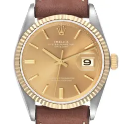 ROLEX DATEJUST STEEL YELLOW GOLD VINTAGE AUTOMATIC MENS WATCH 1601