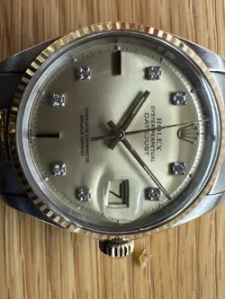 ROLEX DATEJUST OYSTER PERPETUAL SUPERLATIVE CHROMOMETER ( FAMILY OWNED )