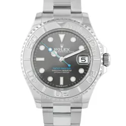 ROLEX YACHT-MASTER 37 OYSTERSTEEL AND PLATINUM WATCH 268622