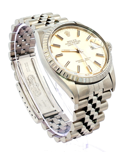 ROLEX DATEJUST 36MM 16030 STAINLESS STEEL AUTOMATIC 1983 SIZE 6.5 WITH LINKS