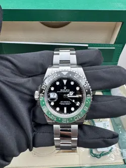 2023 ROLEX GMT-MASTER II 126720VTNR SPRITE OYSTER BAND LEFT HANDED WATCH