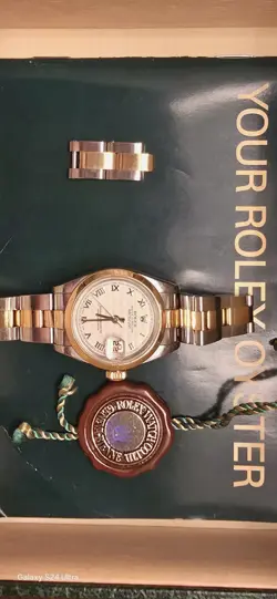 ROLEX DATEJUST OYSTER PERPETUAL WOMEN 26MM TWO-TONE 18K GOLD AUTOMATIC