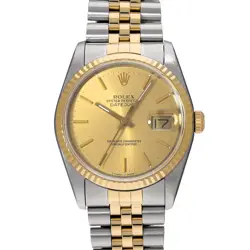 ROLEX DATEJUST 16233 CHAMPAGNE WATCH 686114