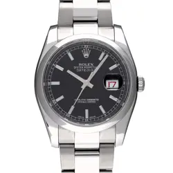 ROLEX DATEJUST 116200 BLACK WATCH 685967