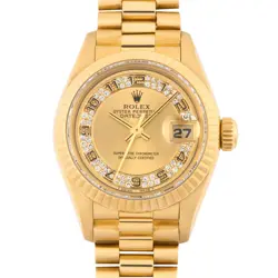 ROLEX DATEJUST 69178MA N ARABIAN INDEX MYRIAD DIAMOND #RI108