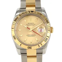 AUTHENTIC ROLEX TURN O GRAPH 116263.3 SSXYG AUTOMATIC SERIAL INFO:D SERIAL  #...