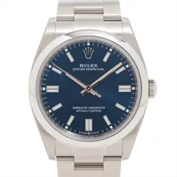ROLEX OYSTER PERPETUAL 36 126000 SS SS AT BLUE-FACE