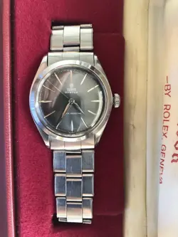 Collectors Vintage Tudor Oyster 7934 From 1962 With Rolex Rivet Bracelet + Boxes