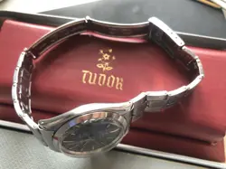 Collectors Vintage Tudor Oyster 7934 From 1962 With Rolex Rivet Bracelet + Boxes