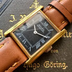 ROLEX MARCONI SQUARE 18KGP 1910 IN GOOD WORKING