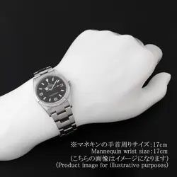 ROLEX EXPLORER I 114270 BLACK Y NUMBER SECOND HAND MENS