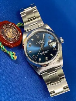 ROLEX DATE MODEL 15200, MINT CONDITION, SERVICED, WARRANTY, HOLOGRAM STICKER,
