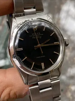 ROLEX AIR KING 5500 (ALL ORIGINAL, RAREST DIAL) 1982