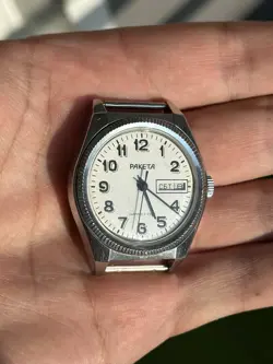 Vintage Rare Men's Watch Raketa 2628.H (Rolex) Made in USSR Soviet Union