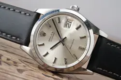 SERVICED VINTAGE ROLEX OYSTERDATE 6694 SILVER DIAL 34MM CAL.1225 C.1972 #1475