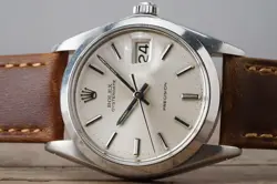 SERVICED VINTAGE ROLEX OYSTERDATE 6694 SILVER DIAL 34MM CAL.1225 C.1969 #1476