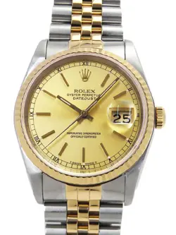 ROLEX DATEJUST 16233 R MEN AUTOMATIC #T098