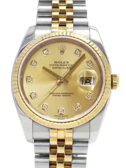 ROLEX DATEJUST 116233G D MEN AUTOMATIC #T041