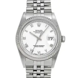ROLEX DATEJUST 16234 WHITE WATCH 685807