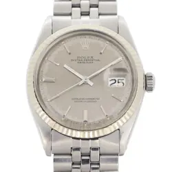 ROLEX DATEJUST GREY MOSAIC DIAL  1601  1969  MENS WATCH