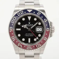 ROLEX GMT MASTER II 126710BLRO SS SS AT BLACK DIAL OYSTER BRACELET 2 EXTRA LINKS
