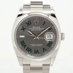 ROLEX DATEJUST 126200 SS SS AT SLATE DIAL
