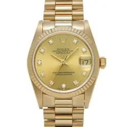 ROLEX DATEJUST 68278G CASE SIZE 31×31MM UNISEX USED WATCH #81411