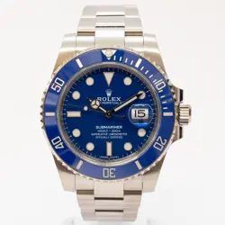 ROLEX SMURF SUBMARINER BLUE MEN'S WATCH 116613LB - 2020