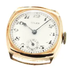 ROLEX ANTIQUE K9PG SMALL SECOND VINTAGE HAND-WOUND BOYS WATCH WORKING ITEM