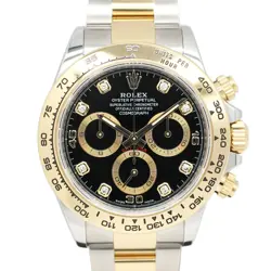 ROLEX COSMOGRAPH DAYTONA 116503G BLACK MEN'S USED WATCH #81111