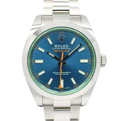 ROLEX MILGAUSS 116400GV BLUE MEN'S USED WATCH #812511