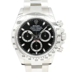 ROLEX COSMOGRAPH DAYTONA 116520 BLACK MEN'S USED WATCH #81411