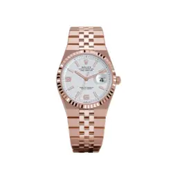 ROLEX LAND-DWELLER 127235 ROSE GOLD INTENSE WHITE DIAL (2025)