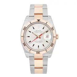 ROLEX DATEJUST TURN-O-GRAPH 36MM 18K ROSE GOLD MENS AUTOMATIC WATCH 116261