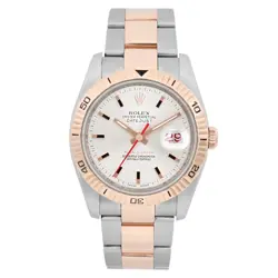 ROLEX DATEJUST TURN-O-GRAPH 36MM 18K GOLD STEEL WATCH 116261