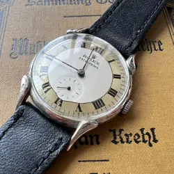 ROLEX MARCONI STAINLESS STEEL 1920 IN GOOD WORKING CONDITION 43MM