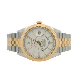 Rolex Sky Dweller 326933 42mm Steel Gold White Dial Jubilee 2022 Watch Box Paper