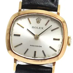 Rolex Precision 18K Yellow Gold Cal. 1400 Manual Winding Women's Wrist Watch YG