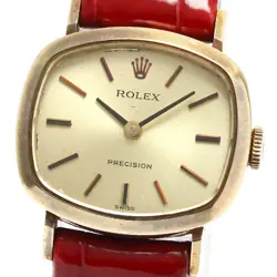 Rolex 2644 Precision 18K Yellow Gold Cal.1400 Manual Winding Women's Wrist Watch