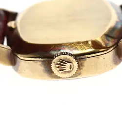 Rolex 2644 Precision 18K Yellow Gold Cal.1400 Manual Winding Women's Wrist Watch