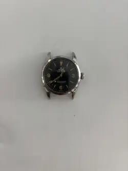 ROLEX EXPLORER 6610 SILVER OYSTER BRACELET WITH SILVER BEZEL