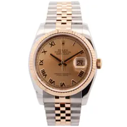 ROLEX DATEJUST 36MM CHAMPAGNE DIAL 116233 YG