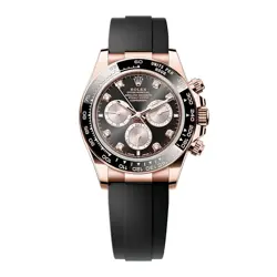 ROLEX DAYTONA WATCH 40MM BLACK AND DIAMONDS INDEX HOUR MARKERS DIAL CERAMIC