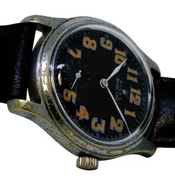 Vintage ROLEX Marconi Military dial nickel plated case watch just serviced