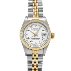 ROLEX DATEJUST 69173 WHITE WATCH 677616