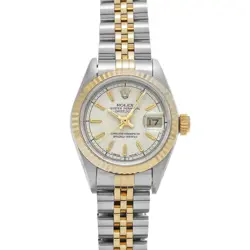 ROLEX DATEJUST 69173 IVORY COMPUTER WATCH 677609