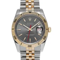 ROLEX DATEJUST TURN-O-GRAPH 116263 GRAY WATCH 687443